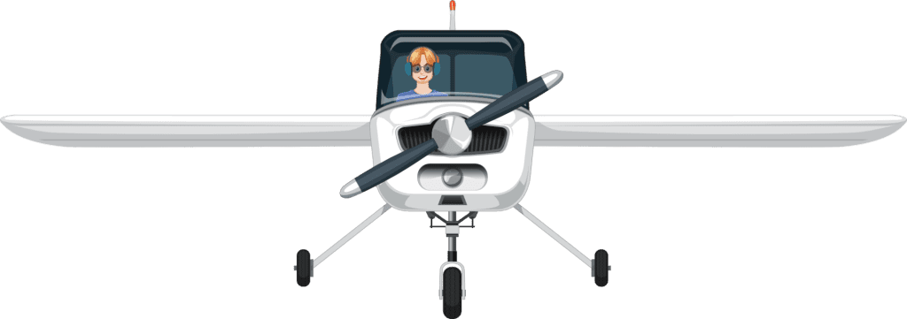 Avion ailes medianes Voilure