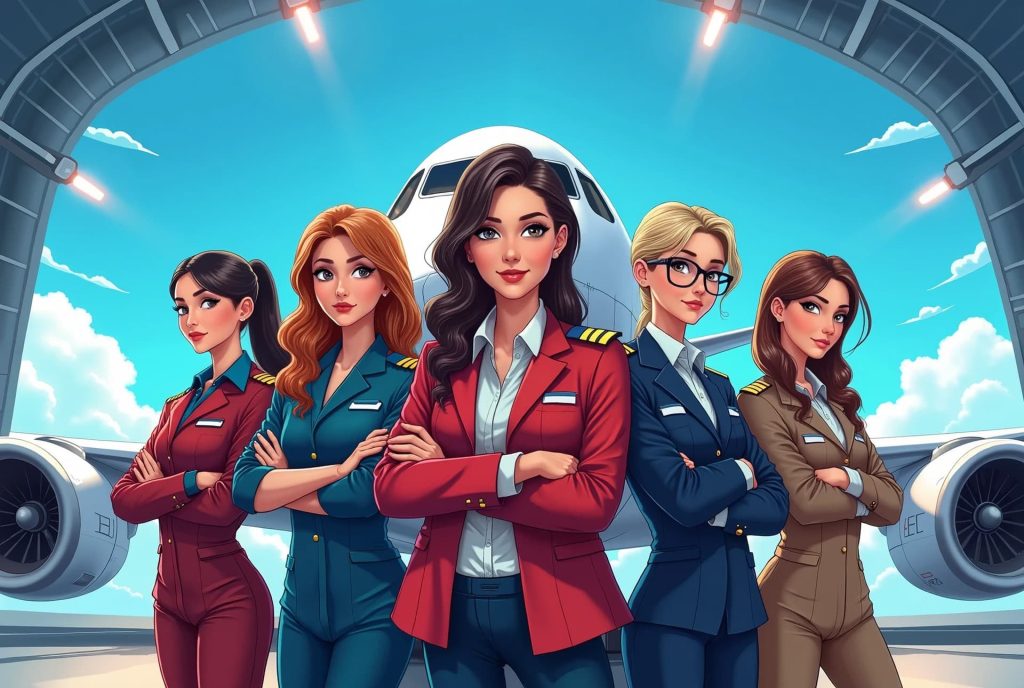 femmes dans l'aéronautique