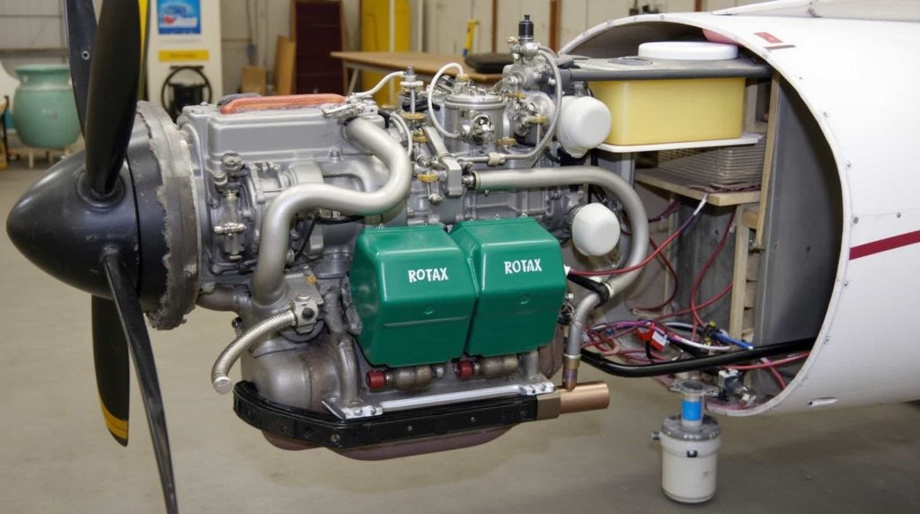 moteur d'avion à piston