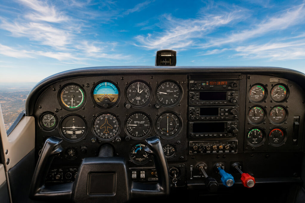 Instruments de bord avion